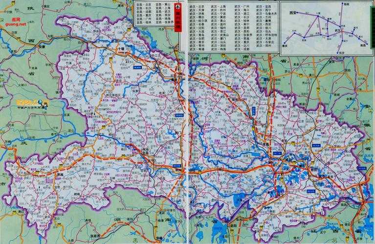 湖北省地图_湖北省地图各市县